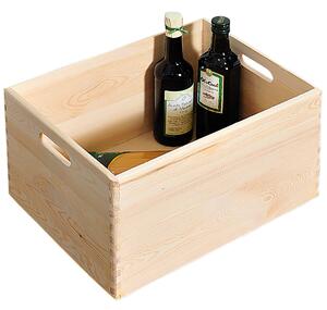 Úložný box 40 x 30 x 23 cm, borovicové dřevo KESPER 69600