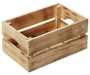 Úložný stohovatelný box 30 x 20 x 15 cm, borovicové dřevo KESPER 69404