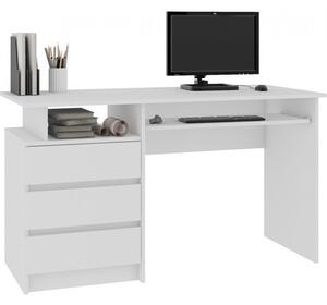 Počítačový stůl CLP 135cm bílá