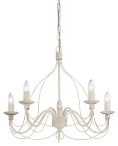 Závěsné svítidlo / Luster Ideal lux 005881 CORTE SP5 BIANCO ANTICO 5xE14 40W