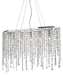Závěsné svítidlo Ideal lux 008363 RAIN CLEAR SP5 5xE14 40W chrom