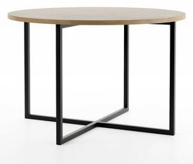 Konferenční stolek NELA - dub sonoma/černá
