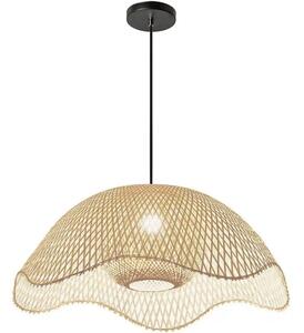 Toolight Natural, závěsné svítidlo 1xE27 APP1633-1CP, černá-hnědá, OSW-05105