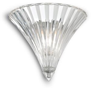 Nástěnné svítidlo Ideal lux 013060 SANTA AP1 SMALL trasparente 1xE14 40W