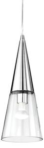 Závěsné svítidlo Ideal lux 017440 CONO SP1 CROMO 1xE14 40W