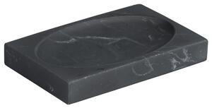 Mýdlenka 13,6 x 8,6 x 2 cm, pryskyřice, černá KESPER 38601