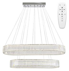 Toolight Toolight, LED stropní svítidlo 100x39 cm, 72W, APP1546-CP2, chromová, OSW-05475