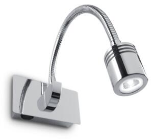Nástěnné svítidlo Ideal lux 031460 DYNAMO AP1 CROMO 1xLED 3W / 200lm 4000K