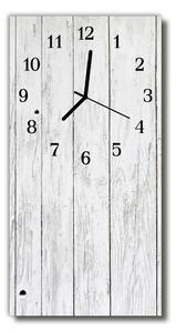 Nástěnné hodiny vertikální Bílé dřevo 30x60 cm