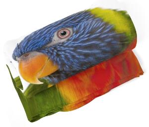 Deka Barevný papoušek (Rozměr : 200 x 140 cm)