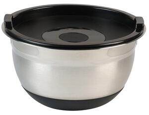 Míchací mísa se silikonovým dnem a víkem Ø 18 cm, nerezová ocel KESPER 90825