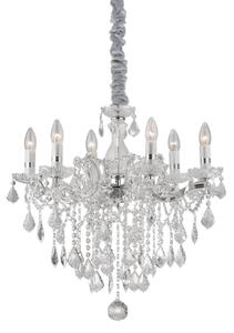 Závěsné svítidlo / Luster Ideal lux 035628 FLORIAN SP6 CROMO 6xE14 40W