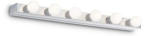 Nástěnné svítidlo Ideal lux 045627 PRIVE AP6 CROMO 6xE14 40W