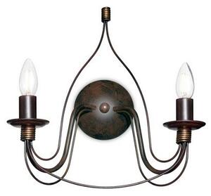 Nástěnné svítidlo Ideal lux 057200 CORTE AP2 Ruggie 2xE14 40W
