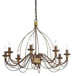 Závěsné svítidlo / Luster Ideal lux 057194 CORTE SP8 Ruggie 8xE14 40W