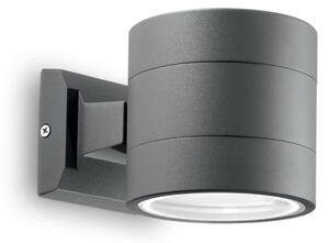 Exteriérové ​​nástěnné svítidlo Ideal lux 061467 SNIF ROUND AP1 antracit 1xG9 40W IP54