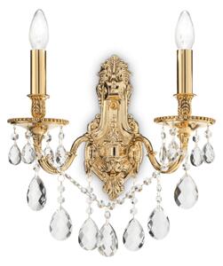 Nástěnné svítidlo Ideal lux 060491 GIOCONDA AP2 ORO 2xE14 40W