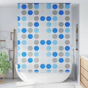 Sprchová roleta 140 x 240 cm kruhový vzor 142856