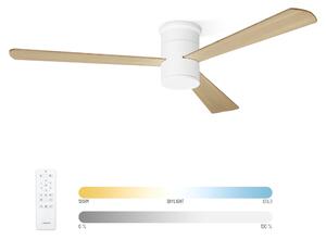 Noaton 15132WL Zoya, světle hnědá, stropní ventilátor se světlem