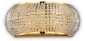 Nástěnné svítidlo Ideal lux 082288 PASHA AP3 ORO 3xG9 40W