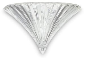 Nástěnné svítidlo Ideal lux 087368 SANTA AP1 BIG trasparente 1xE14 40W