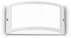 Exteriérové ​​nástěnné svítidlo Ideal lux 092393 REX-1 AP1 BIANCO 1xE27 60W IP44