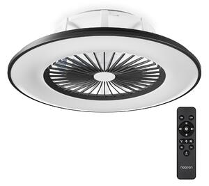Noaton 11056BR (2024) Vega, černá, stropní ventilátor se světlem