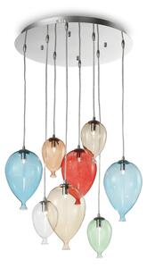 Závěsné svítidlo Ideal lux 100944 CLOWN SP8 COLOR 8xG9 28W
