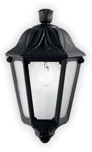 Exteriérové ​​nástěnné svítidlo Ideal lux 101552 ANNA AP1 SMALL NERO 1xE27 23W IP44