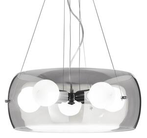 Závěsné svítidlo Ideal lux 103983 AUDI-10 SP5 FUME 5xE27 60W 3000K chrom