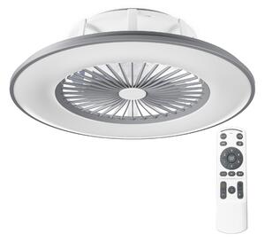 Noaton 11056GR Vega, šedá, stropní ventilátor se světlem