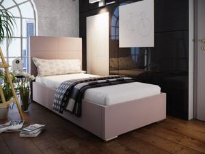 Jednolůžková postel 90x200 FLEK 4 - růžová