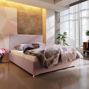 Manželská postel 180x200 FLEK 5 - růžová
