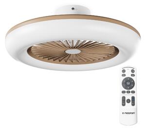 Noaton 11055G Callisto, zlatá, stropní ventilátor se světlem