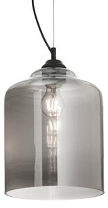 Závěsné svítidlo Ideal lux 112312 BISTRO SP1 SQUARE FUME 1xE27 60W černá