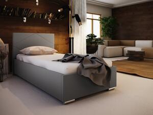 Jednolůžková postel 90x200 FLEK 5 - šedá