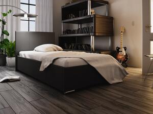 Jednolůžková postel 90x200 FLEK 6 - černá