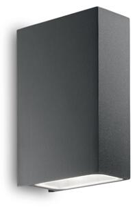 Exteriérové ​​nástěnné svítidlo Ideal lux 113791 TETRIS-2 AP2 antracit 2xG9 15W IP44