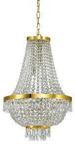 Závěsné svítidlo / Luster Ideal lux 114736 CAESAR SP9 ORO 9xG9 40W zlato