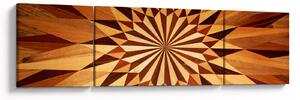 Obraz - Dřevěná koláž (170x50 cm)