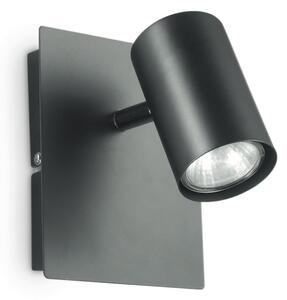 Nástěnné svítidlo Ideal lux 115481 SPOT AP1 NERO 1xGU10 50W černá