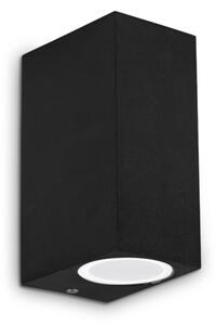 Exteriérové ​​nástěnné svítidlo Ideal lux 115344 UP AP2 NERO 2xG9 15W IP44