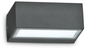 Exteriérové ​​nástěnné svítidlo Ideal lux 115368 TWIN AP1 antracit 1xG9 28W IP44