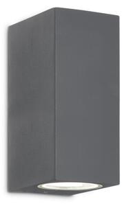 Exteriérové ​​nástěnné svítidlo Ideal lux 115337 UP AP2 antracit 2xG9 15W IP44