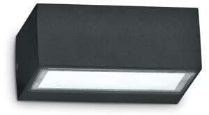 Exteriérové ​​nástěnné svítidlo Ideal lux 115375 TWIN AP1 NERO 1xG9 28W IP44