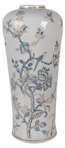 Vysoká keramická váza v čínském stylu Jingdezhen – 17x39 cm