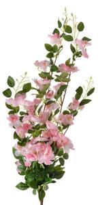 Umělá květina růžová větvička třešeň Helene - 88 cm