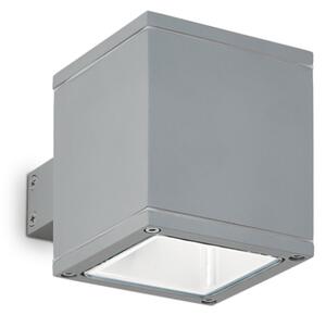 Exteriérové ​​nástěnné svítidlo Ideal lux 118666 SNIF SQUARE AP1 GRIGIO 1xG9 40W IP44