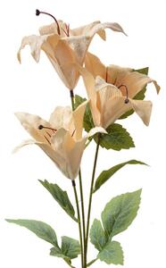 Umělá kytice žlutých lilií - 72 cm