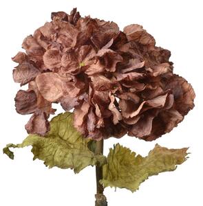 Umělá květina fialová hortenzie Paula - 55 cm